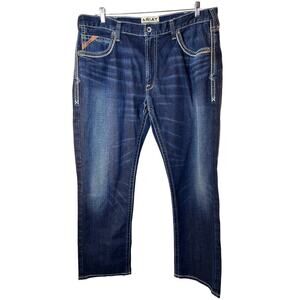 ARIAT Men’s M5 Coltrane Nightingale Stackable Straight Fit/Leg Jeans / Size: 40